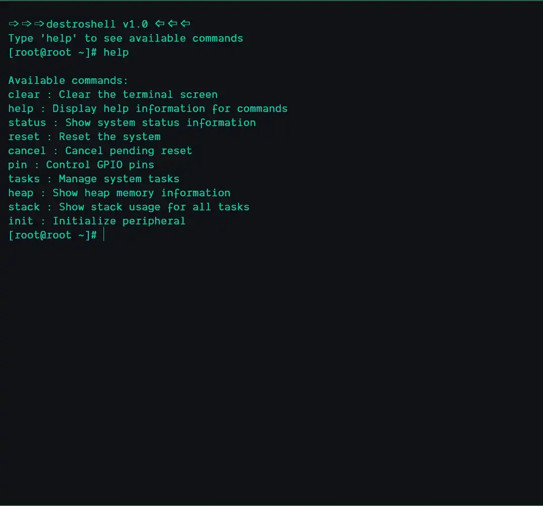 FreeRTOS Shell